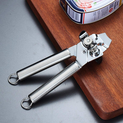 Berglander Can Opener, Stainless Steel Rainbow Handle Can Opener Hand Held, Smooth Edge Manual Can Opener, Heavy Duty (Rainbow)