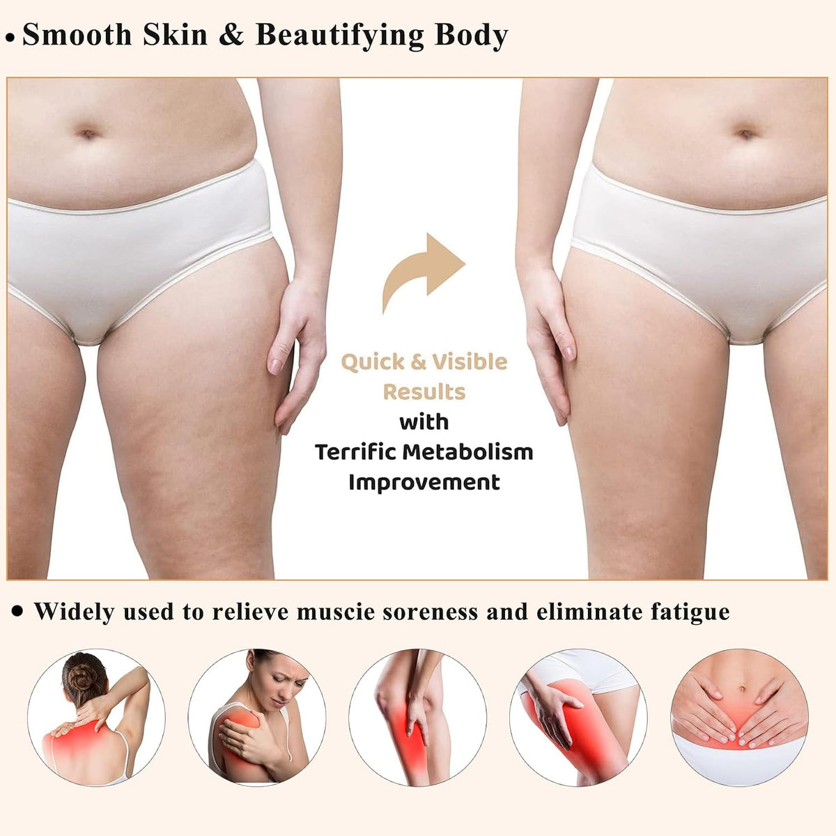 Xokocli 7-in-1 Wood Therapy Massage Tools Lymphatic Drainage Massager for Muscle Pain Relief | Maderoterapia Kit Body Sculpting Tools for Anti-Cellulite, Body Shaping