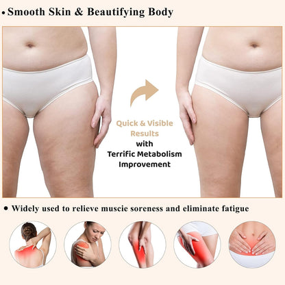 Xokocli 7-in-1 Wood Therapy Massage Tools Lymphatic Drainage Massager for Muscle Pain Relief | Maderoterapia Kit Body Sculpting Tools for Anti-Cellulite, Body Shaping