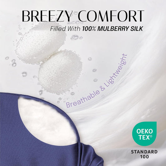 OLESILK 100% Mulberry Silk Sleep Mask for Women - Zero-Pressure Blackout