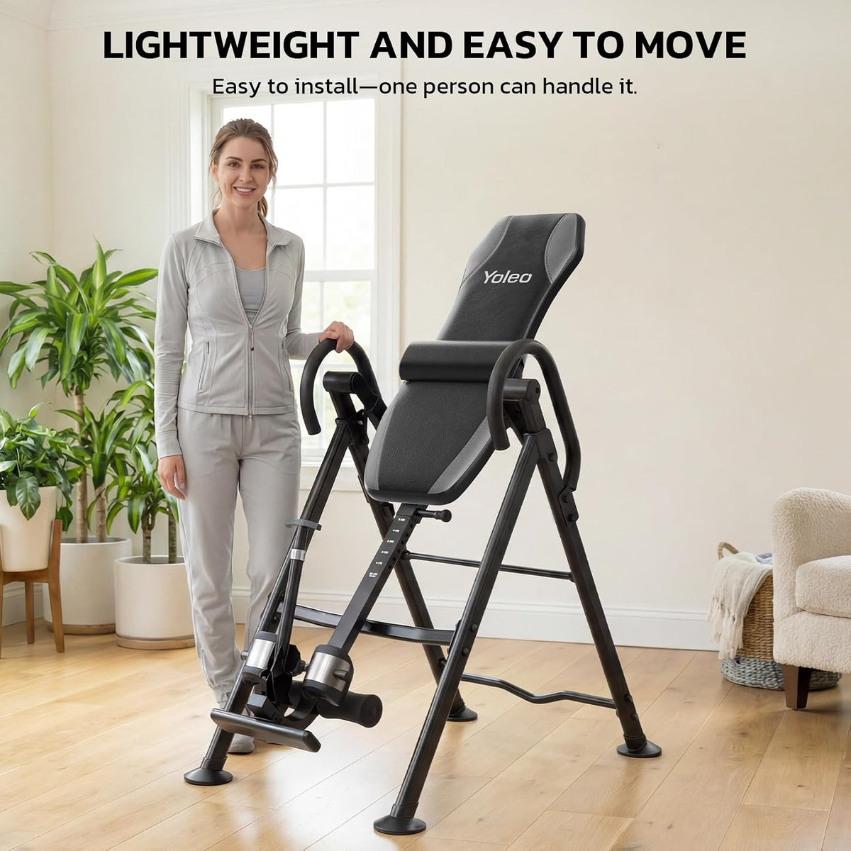 YOLEO Gravity Inversion Table for Back Pain Relief 2026 New Inversion Table
