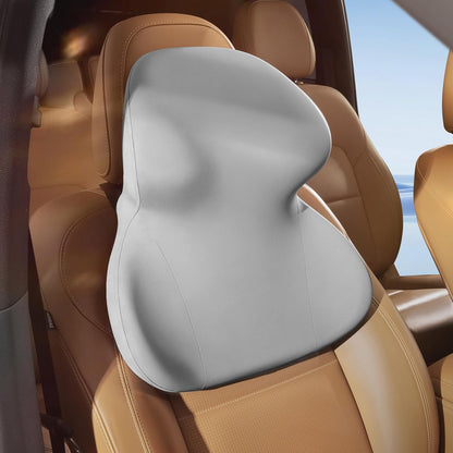 BEBAS Car Headrest Pillow, Ergonomic Neck Pillow with Memory Foam, Black