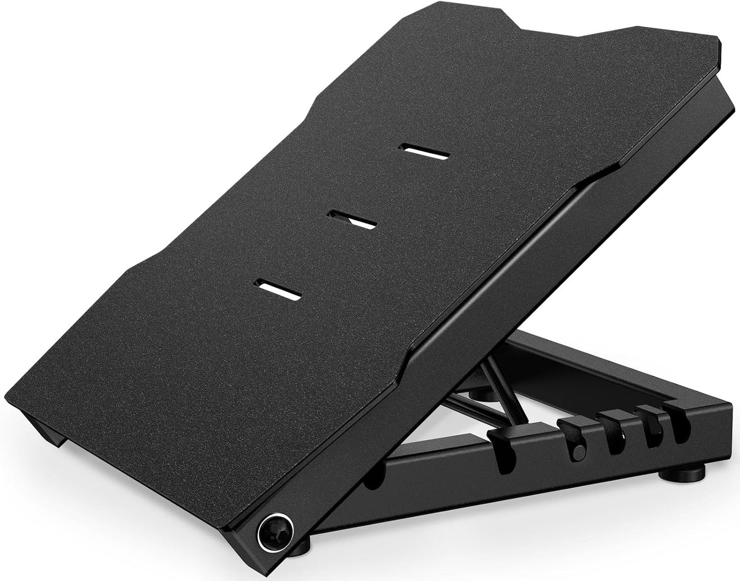 Steel Slant Board Calf Stretcher, 600 Lbs Weight Capacity 5-Level Adjustable Incline Board Squat Wedge Achilles Ankle Stretcher Non-Slip Surface for Squat, Fitness, Physical Therapy