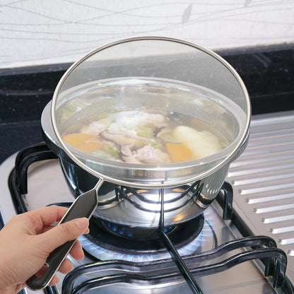 Oilproof Mesh Lid 15.75 Inch Splatter Screen for Frying Pan Grease Splash Guard Heat Resistant Pan Cover Kitchen Cooking Tool