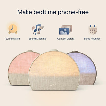 Hatch Restore 3 | Sunrise Alarm Clock, Smart Light, Sleep Audio (Putty) | White Noise Machine & Sunrise Alarm Light, 80+ Sleep Sounds, Screen-Free Bedtime Routine with Meditations via Hatch Sleep App