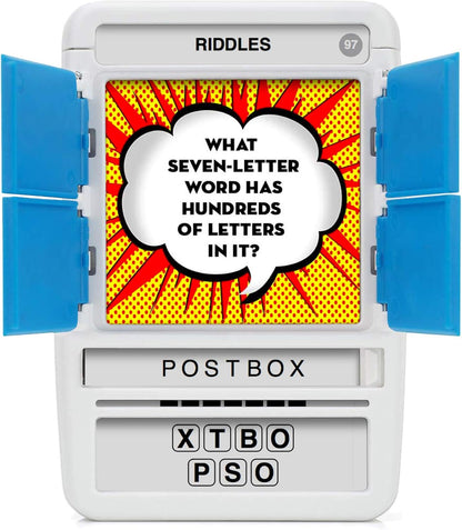 Logos Travel Game - Guess 100 Logos | Flash Cards with Slide Reveal Case | Card Game, Gift, Stocking Stuffer | Hours of Fun for Kids and Adults | Ages 6+
