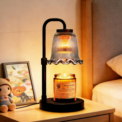 Adjustable Candle Warmer Lamp with Timer: Mothers Day Gifts Lamp fits All Candle Jar Home Decor - Wax Warmer for Scented Wax - Birthday Gifts for Women
