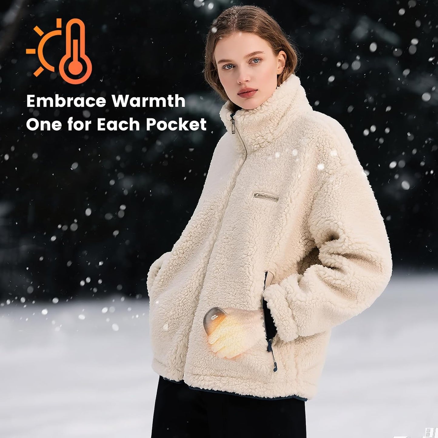 coldSky Rechargeable Hand Warmers 2 Pack, Magnetic 2-in-1 Reusable Electric Hand Warmer, 3 Heat Settings Portable Pocket Hand Heater Gifts for Women Men Christmas, Skiing, Camping, Hunting