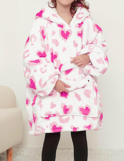 Wearable Blanket Hoodie for Adults With Pocket Strawberry Hoodie | Sherpa, Fuzzy Blanket Hoodie, Oversized Sweatshirt Blanket, Kangaroo Pouch, Cute Birthday Gifts for Sister, Cute Stuff