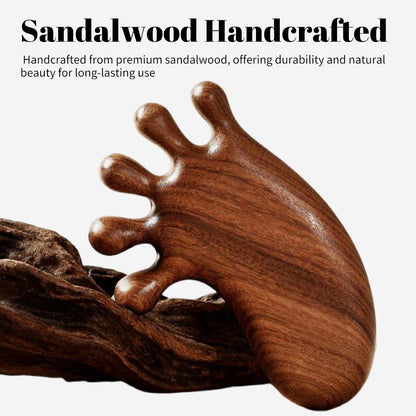 Sandalwood Foot Reflexology Tool Wooden Acupressure Massager