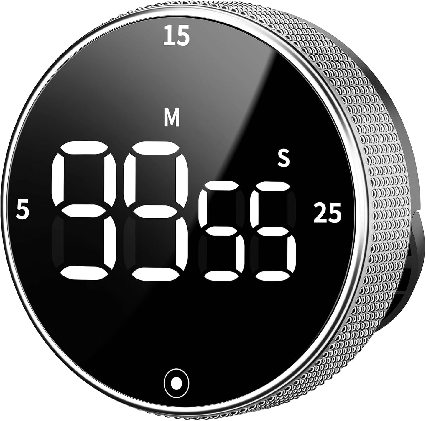 Digital Kitchen Timer with Magnetic - Visual Timer with Large LED Display, Pomodoro Classroom Timers with 3-Preset Times, Volume Adjustable, Countdown & Count Up Timers for Cooking