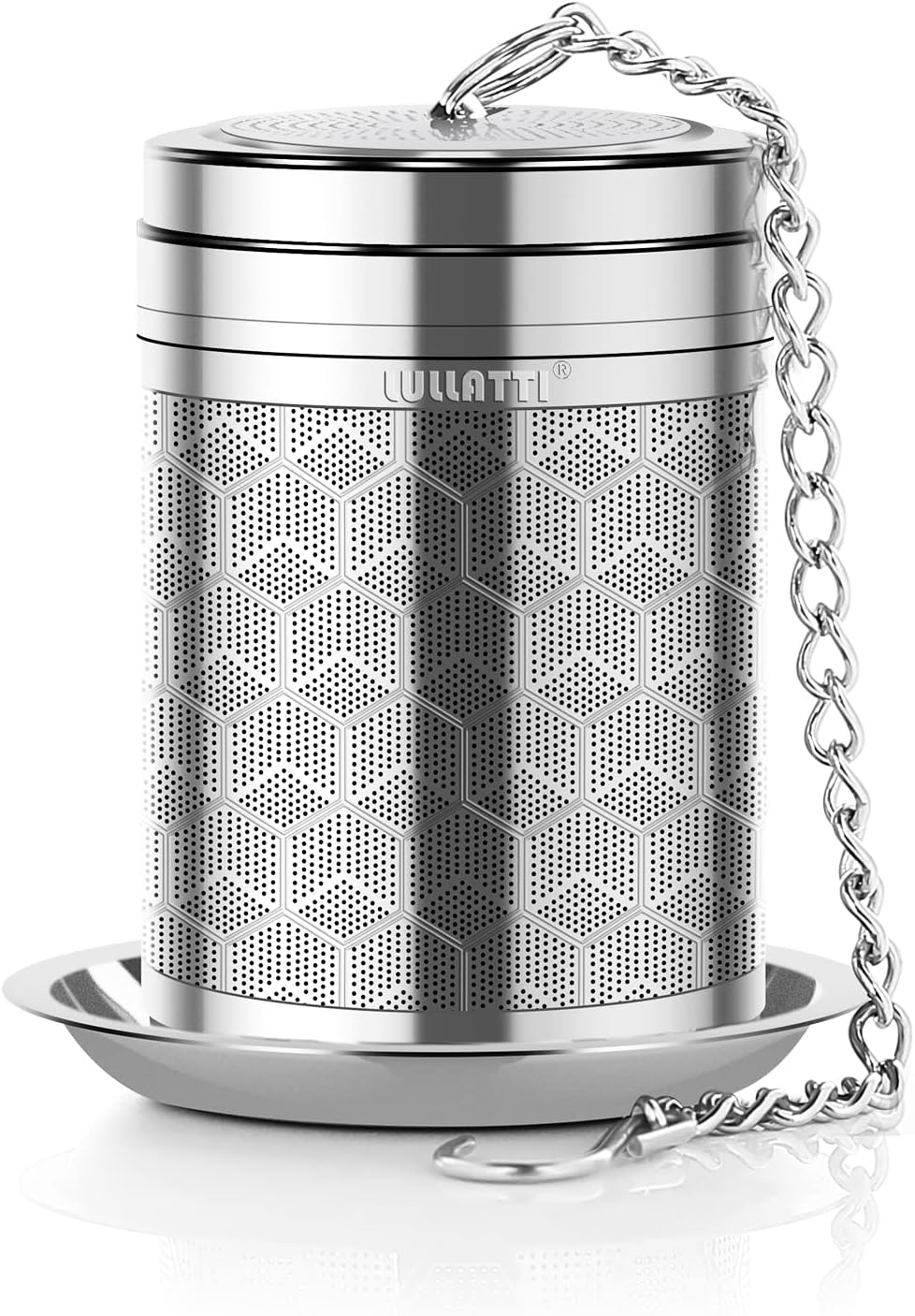 2 Pack 304 Steel Fine Mesh Tea Infusers for Loose Leaf Tea | Versatile for tea, spices & seasonings, fine mesh traps sediment, dishwasher-safe