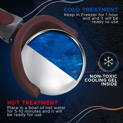 Cold Massage Roller Ball | Cold Therapy | Ice Roller Ball with Handle | cryo Stick | Relieve Muscle Pain (Green)