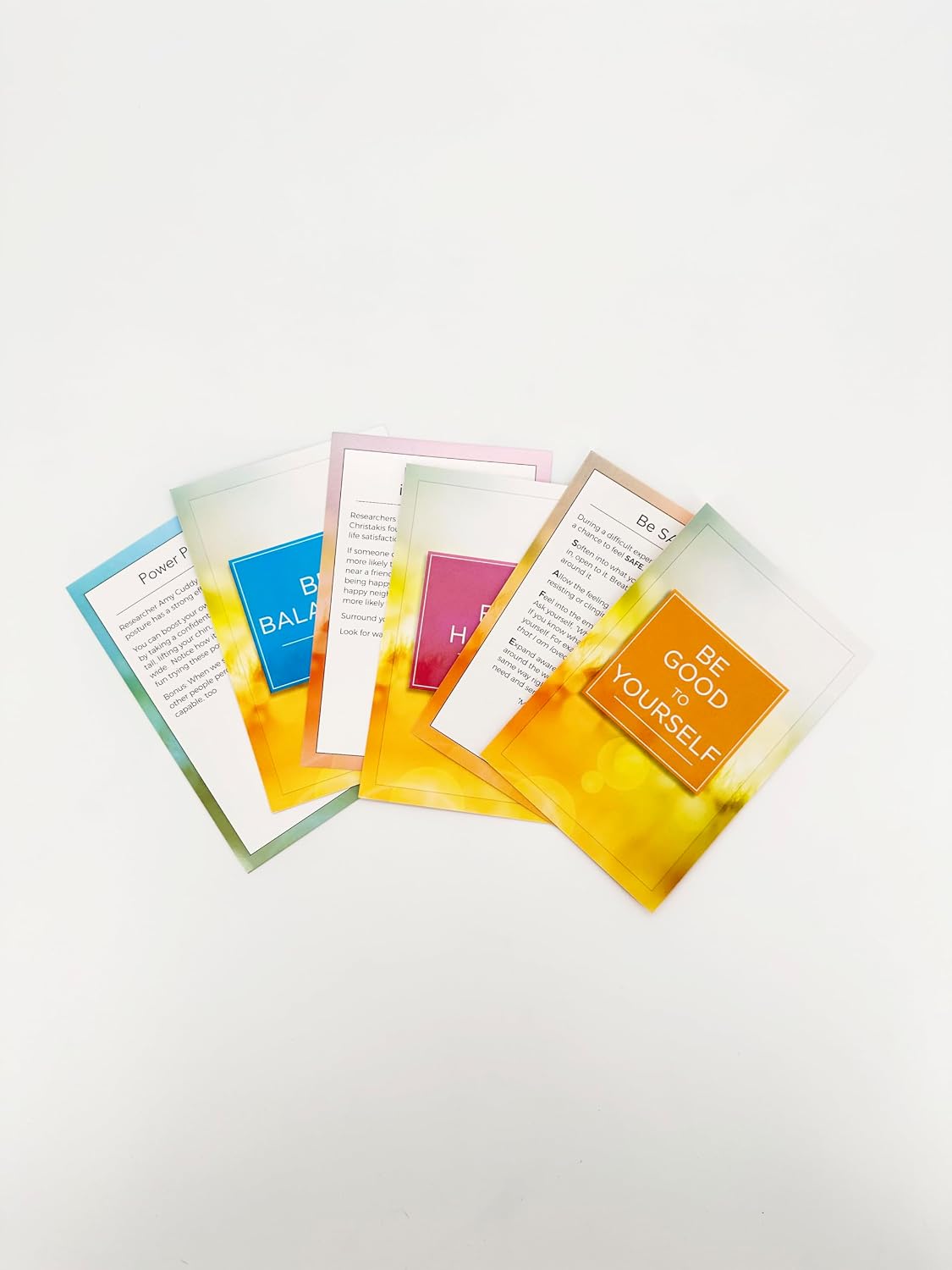 Mindful Living Card Deck: 56 Practices to Feel Calm, Balanced, Happy & Present