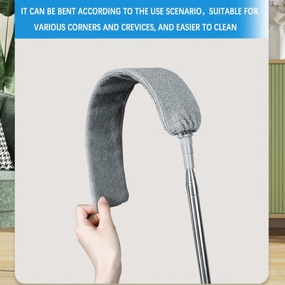 3 Pcs Professional Gap Cleaning Duster Sets, 1 Pcs 100 inch Retractable Gap Duster and 2 Pcs 15 inch Gap Cleaning Dusters, Microfiber Dusters for Gaps, Blinds, Cars, Furniture, Office