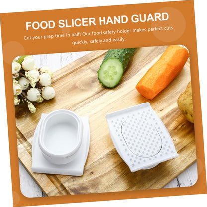Food Slicer Hand Guard Finger Protectors for Safe Cutting and Grating Vegetables Fruits Cheese Meat with Non-Slip Design 3.74X3.14X1.18 Inch 3 Pack