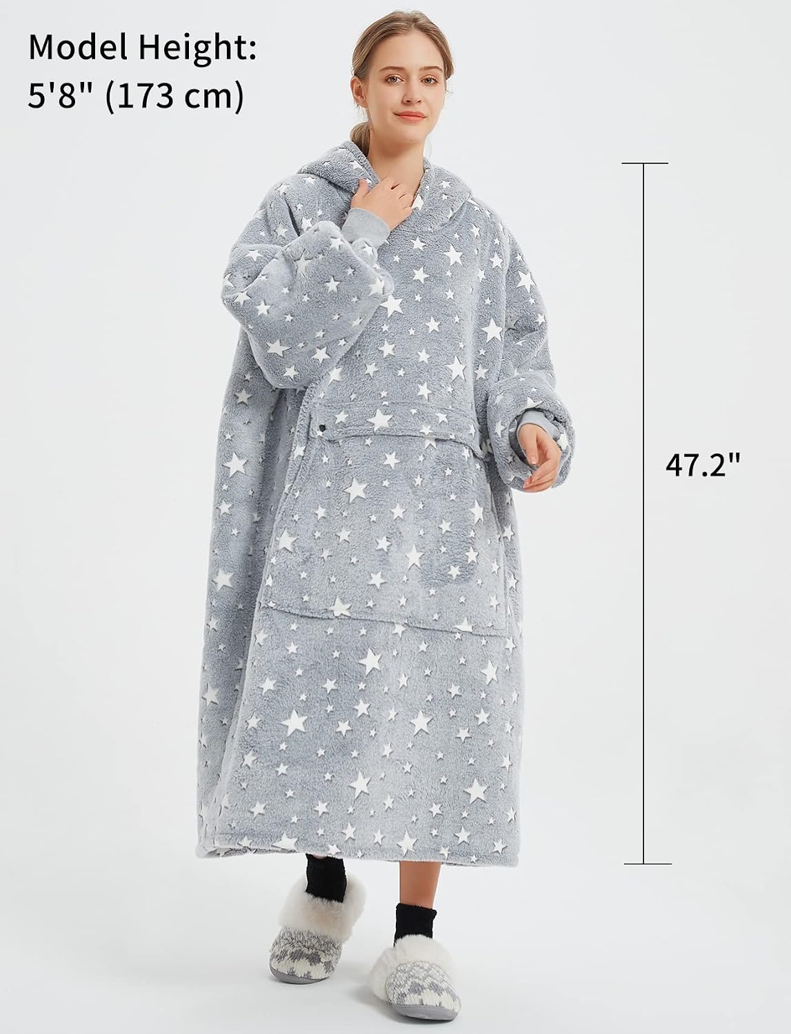 Wearable Blanket Hoodie for Adults With Pocket Strawberry Hoodie | Sherpa, Fuzzy Blanket Hoodie, Oversized Sweatshirt Blanket, Kangaroo Pouch, Cute Birthday Gifts for Sister, Cute Stuff