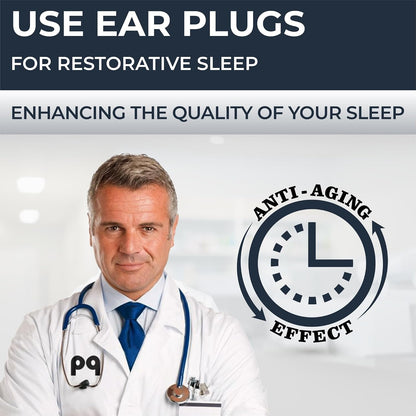 Peace&Quiet PQ Silicone Ear Plugs for Sleeping - 15 Wax Earplugs for Sleep and Swimming Ear Plugs, Soft Ear Covers for Sleeping and Water, Noise Cancelling