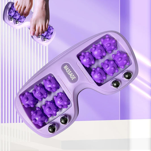 Portable Double Foot Massage Roller for Plantar Fasciitis Relief | Plantar Fasciitis Relief, Acupressure Therapy, Pain Relief & Stress Relief, Improved Circulation