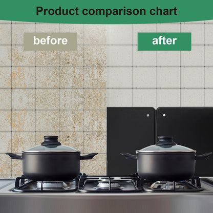 Silver Large 2 Pieces 2 Sided Stainless steel Splatter Guard for Frying Stove Top,Oil Splash Guard Cooking for Stove,Non Stick Foldable Splatter Screen