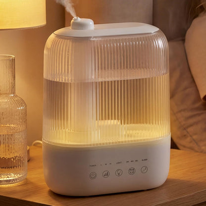 Electactic 4L Top Fill Humidifier for Bedroom, Auto Constant Humidity, Smart Control, Quiet Ultrasonic Cool Mist, 360° Nozzle, 3 Mist Levels, 7-Color Light for Home Office Baby Room