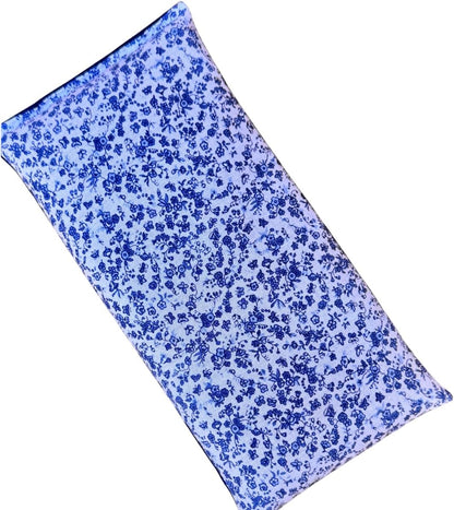 Large Microwave Heating Pad with Flax Seed, Scented or Unscented, Good for Back Pain or Cramps, Moist Heat Therapy or Ice Pack, Microwavable Bean Bag, 6" x 12" (Mushroom, Lavender & Peppermint)