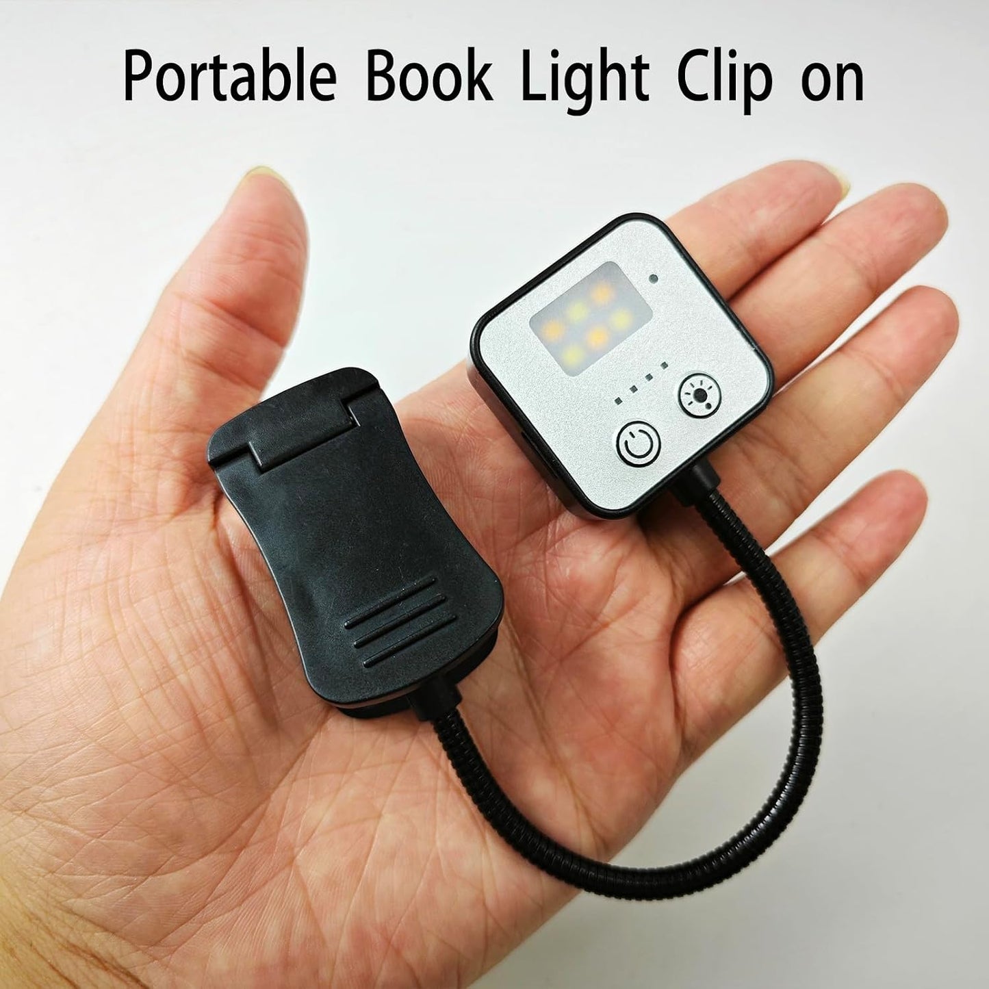 USB-C Rechargeable Book Light for Reading in Bed 3 Pack, LED Book Lights with 3 Color Temperature Reading Light, Easily Clip on to a Small Mini Lightweight Book Lights for Read Book Lovers