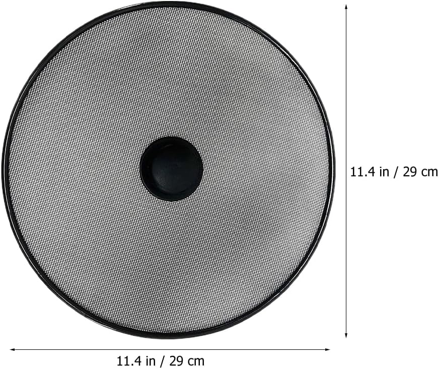 Amosfun Oil Splash Guard Splatter Screen for Frying Pan 11.41 Inch Mesh Cover for Pot Skillet and Wok Grease Splatter Shield Kitchen Cooking Accessory