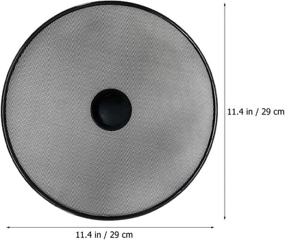 Amosfun Oil Splash Guard Splatter Screen for Frying Pan 11.41 Inch Mesh Cover for Pot Skillet and Wok Grease Splatter Shield Kitchen Cooking Accessory