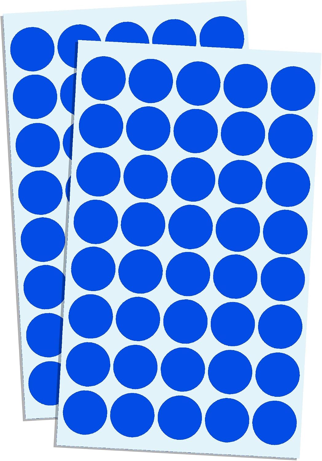 2000 Pack, 3/4" Round Colored Dot Stickers Labels - 10 Colors