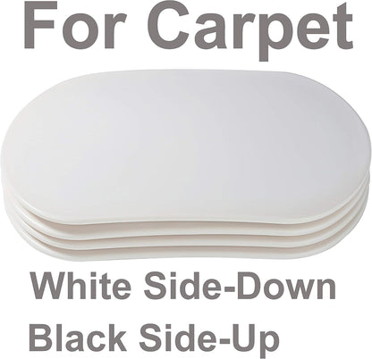 9-1/2in X 5-3/4in.Furniture Moving Kit (8pcs) for All Floor Types/Multi-Surface 2-in-1 Reusable Furniture Carpet Slider with Hardwood Glides/Furniture Sliders&Sock Gliders