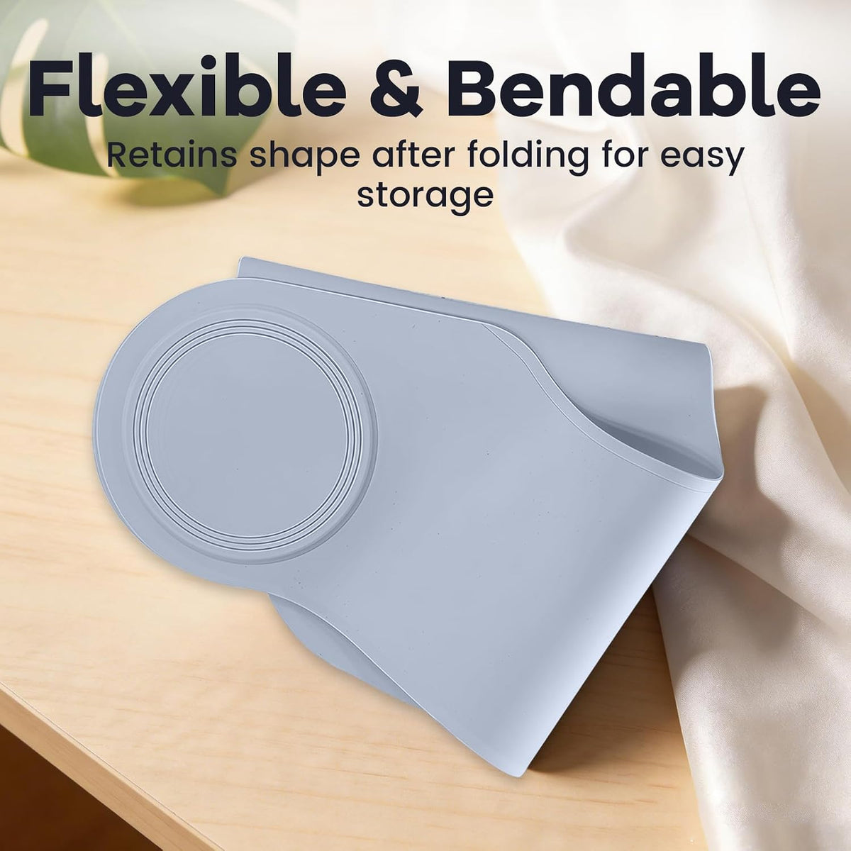 Wokyo Silicone Hair Cutting Collar, Non-slip Hair Cutting Mat Haircut Cape Catcher Neck Wrap Guard Neck Fitting Accessories