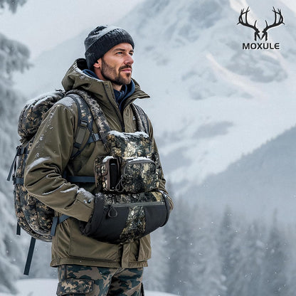 Hunting Hand Warmer Muff: Portable Fleece Waist Handwarmer Pouch Insulated Outdoor Gear Cold Weather for Camping, Hiking