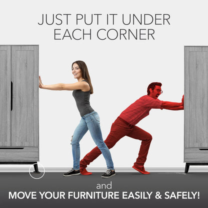 X-Protector Furniture Lifter Tool - Premium Furniture Jack Lifting Tool | Lift Furniture Easily - Appliance Lifter with 4.3" Adjustable Height - Ideal Jack to Lift Furniture Easily with No Effort