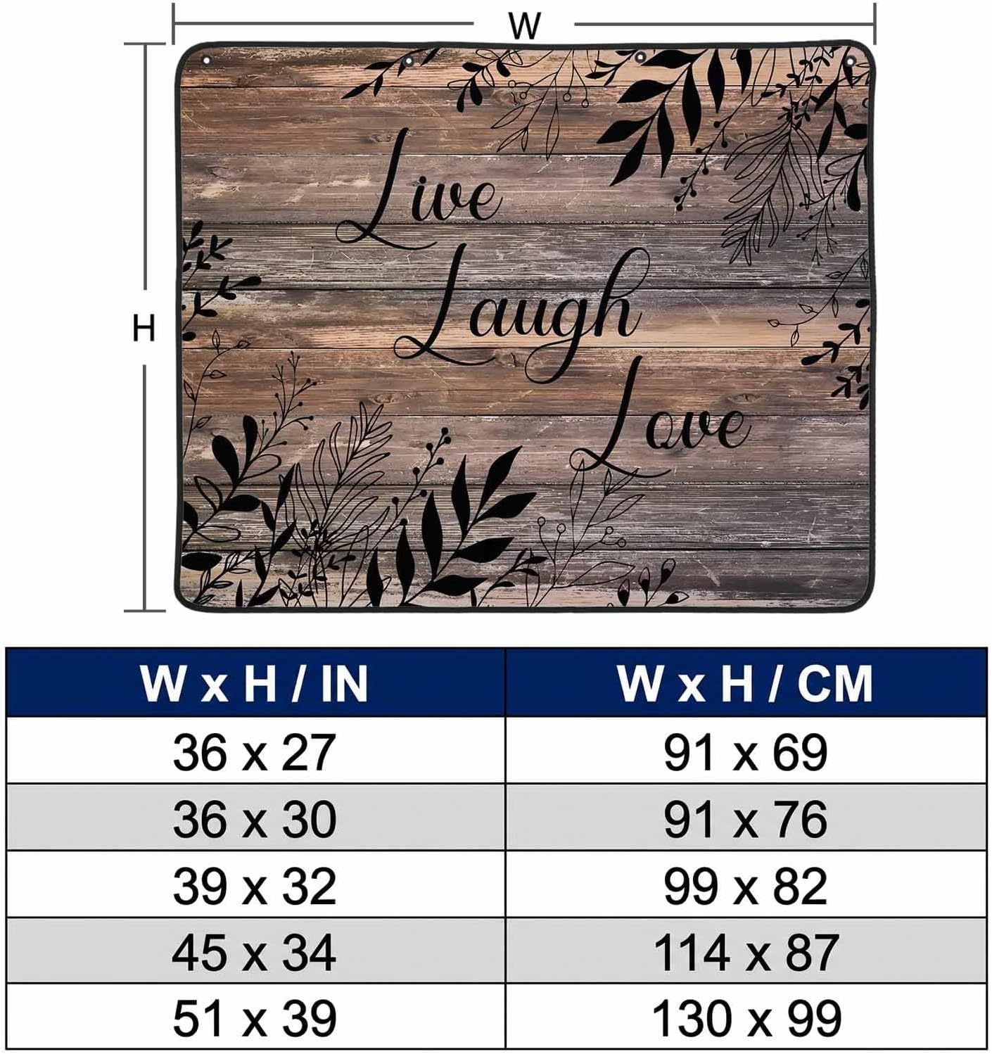 Magnetic Fireplace Cover Brown Rustic Wood Grain Fireplace Screen Decorative Leaves Laugh Love Insulation Fireplace Blocker Blanket Save Energy Fireplace Draft Stopper Covers for Living Room 36x30
