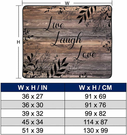 Magnetic Fireplace Cover Brown Rustic Wood Grain Fireplace Screen Decorative Leaves Laugh Love Insulation Fireplace Blocker Blanket Save Energy Fireplace Draft Stopper Covers for Living Room 36x30