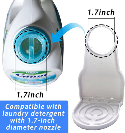 2pcs liquid detergent dispenser holder with detergent cup holder and drip tray is easy to clean and easy to organize and store in the room.