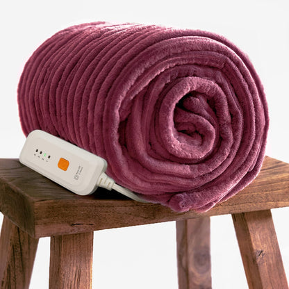 GOTCOZY Heated Blanket-Soft Plush Electric Blanket 50"X60"(Grey)