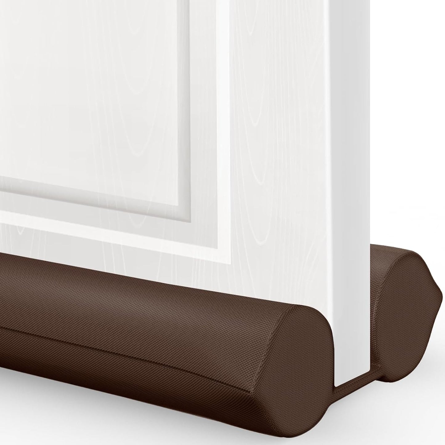 Comfyanno Under Door Draft Stopper - Bottom Door Gap Filler & Seal - Fits 30” to 36” Door, Double Side Block Noise, Sound, Air, Bugs, Dust, Easy to Install, No Adhesive, Black
