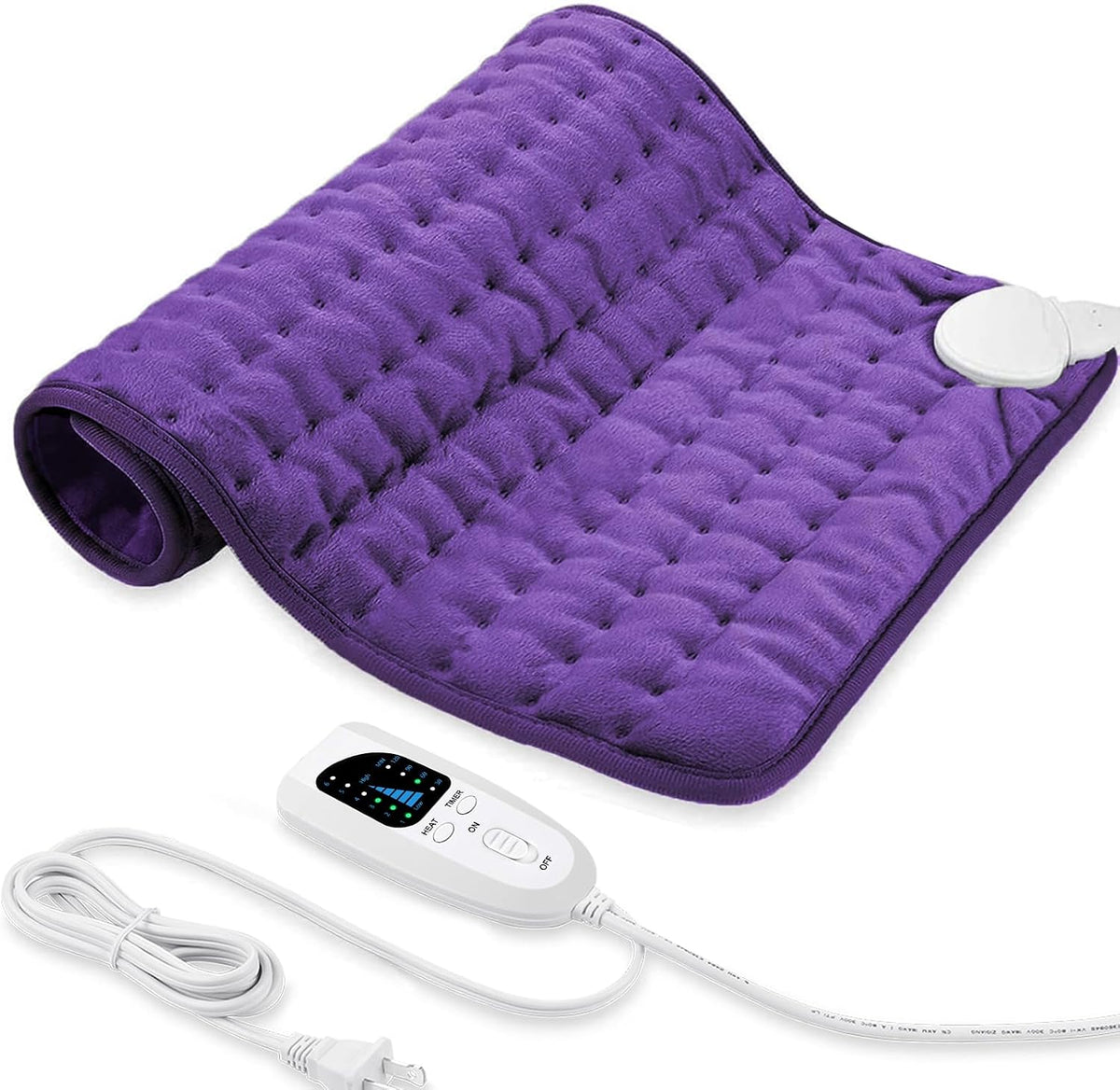 Electric Heating pad for Back Neck Shoulder Knee Arms Legs- Electric Heat Pads with 6 Heat Settings & Auto Shut Off Heat Heating Pad for Birthday Mother Father Girl Men Women