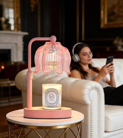 MEXISUE Candle Warmer Lamp with Timer, Bird Candle Warmer Lamp with Jar Candles,Wax Melt Warmer for Housewarming Gift, Birthday Mother's Day Valentines Gifts for Women,Mom,Sister,Bedroom Decor