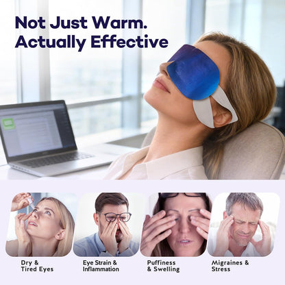 45-Min Self-Heating Steam Eye Masks for Dry Eyes & Stye 20 Pack