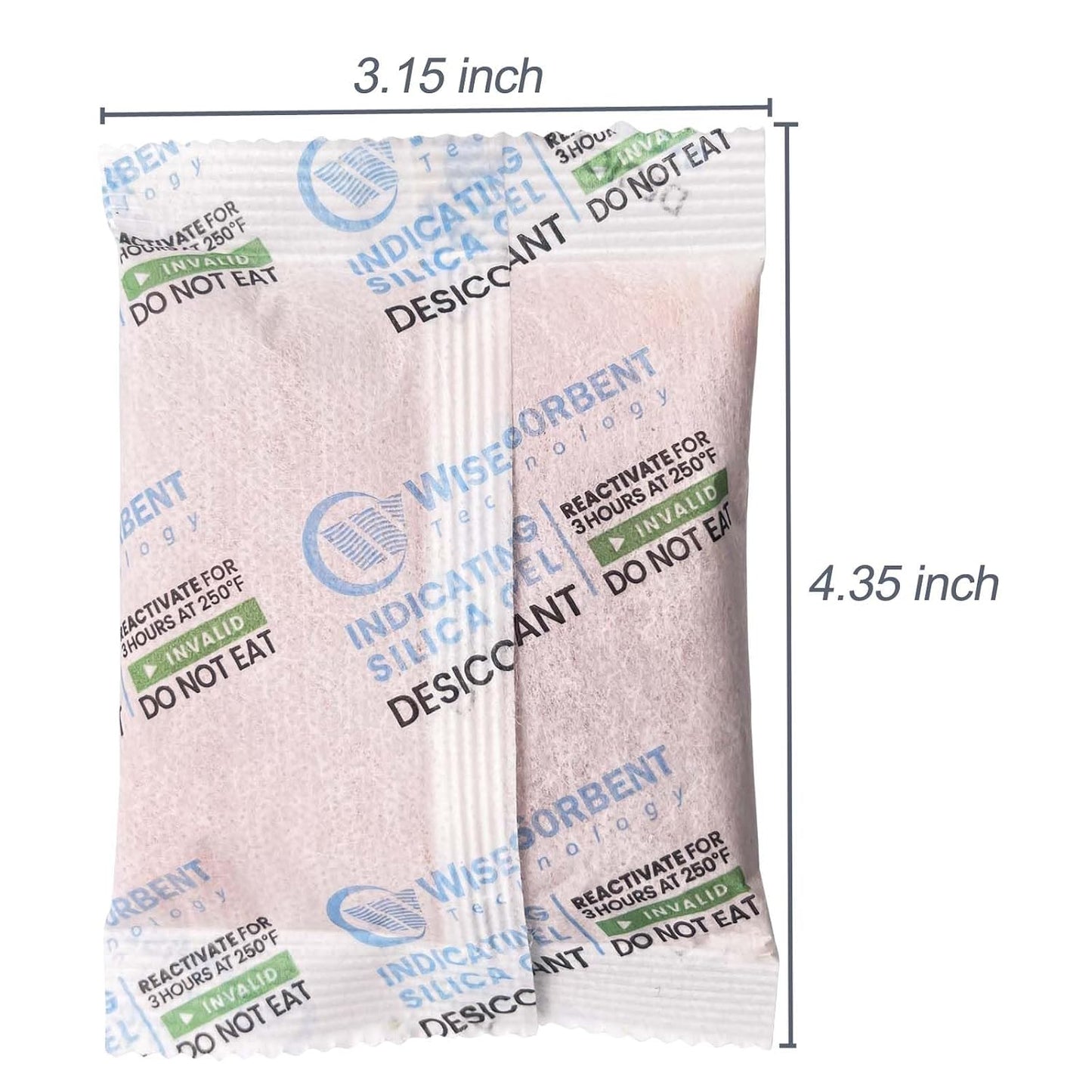 Wisesorb 500g x 2pcs Rechargeable Desiccant Packs, Reusable Car Dehumidifier, Microwave Reactivated Silica Gel Packets Moisture Absorber with Color Indicating for Safe Closet Basement Garage