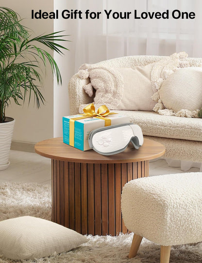 ALLJOY Eye Massager with Heat and Cooling, FSA Eligible HSA | Eye Massager with Removable Gel Mask, Birthday Gifts for Women Men Her Him Eye Care Devices for Migraine, Reduce Dry Eyes