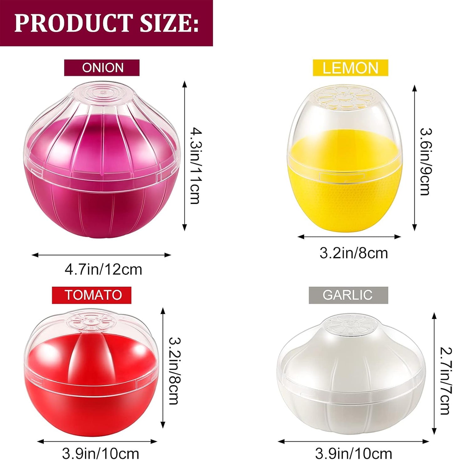 Avocado Storage Containers, Reusable Avocado Keeper for Fridge, Individual Avocado Saver Holder Organizer for Refrigerator to Keep Avocado Fresh