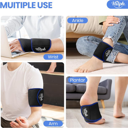 Hilph Wrist Ice Pack Wrap, Carpal Tunnel Relief Wrist Brace with Gel Pack