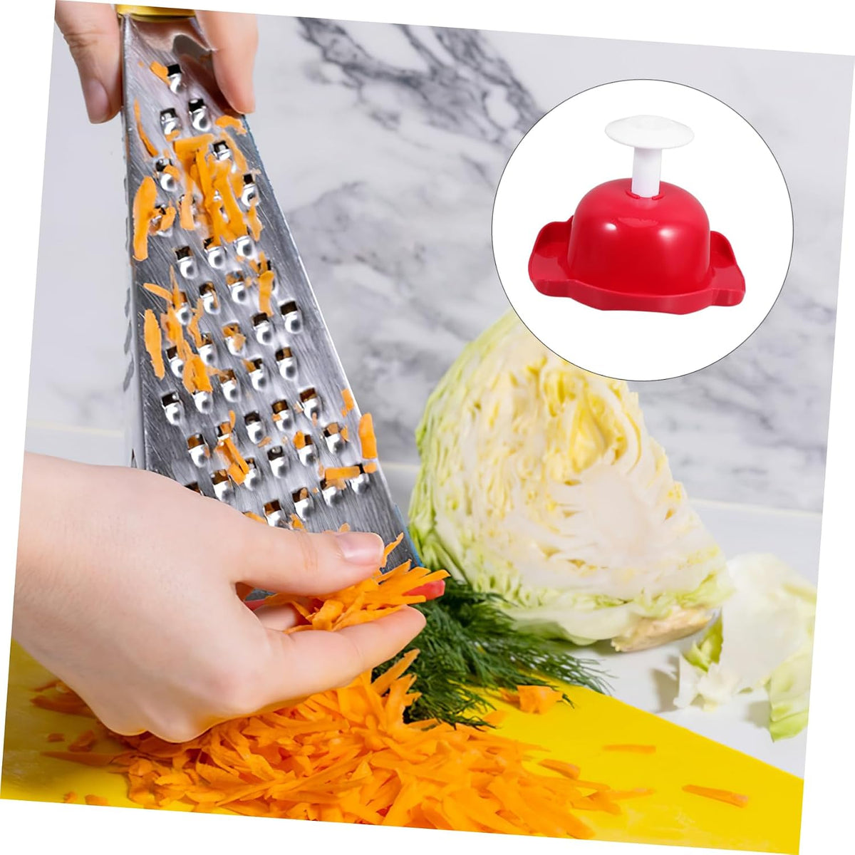 SOLUSTRE Vegetable Cutting Guard Finger Protector for Slicing Food Safety Holder Non-Slip Grip for Kitchen Use Compatible Mandoline Slicer and Grater