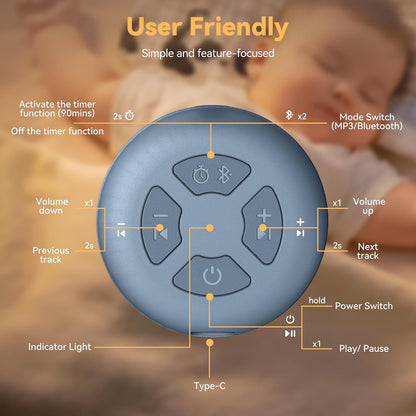 Portable Baby Sound Machine & Essentials for Babies & Kids