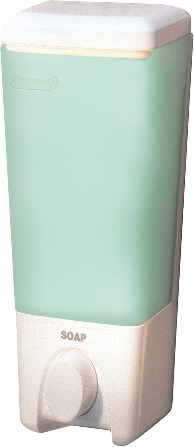Better Living Products 72350 Clear Choice 3-Chamber Shower Dispenser, White