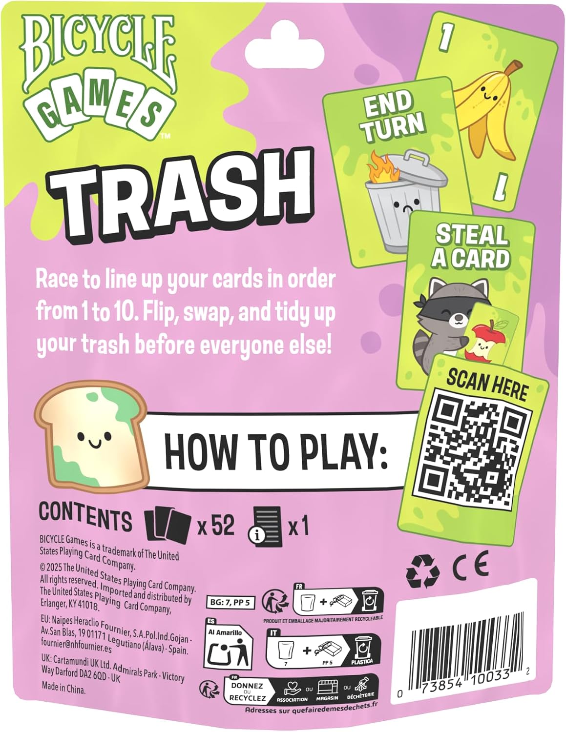 Bicycle Cats in the Corner Card Game for 2-4 Players Ages 6+